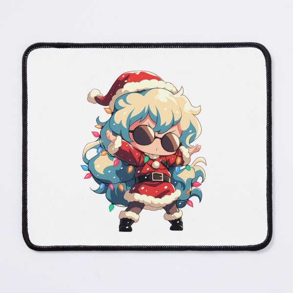 Item preview, Nia Teppelin Christmas Lights Gurren Lagann Anime Girl Santa Chibi Gentle Holiday designed and sold by HumbertoValveno.
