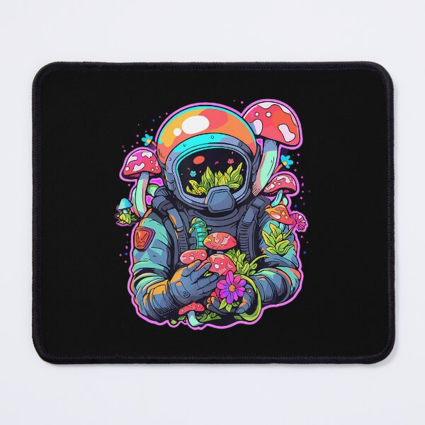 Item preview, Retro Trippy Astronaut Mushroom Art Edm Festival designed and sold by JessicaMarque.