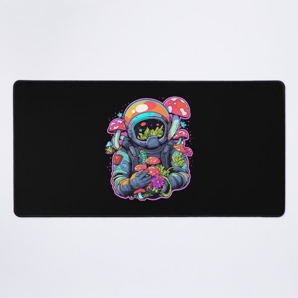 Item preview, Retro Trippy Astronaut Mushroom Art Edm Festival designed and sold by JessicaMarque.