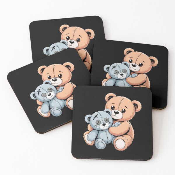 Item preview, Cute Bear Hugging Stuffed Animal Cartoon designed and sold by Colorful Designs.