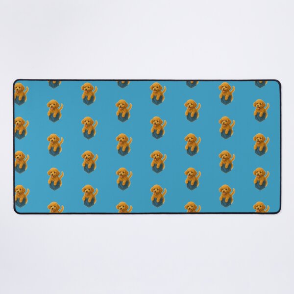 Item preview, Pocket-Sized Poodle Puppy | Painterly Dog in Denim Pocket designed and sold by TroyTheTerrific.