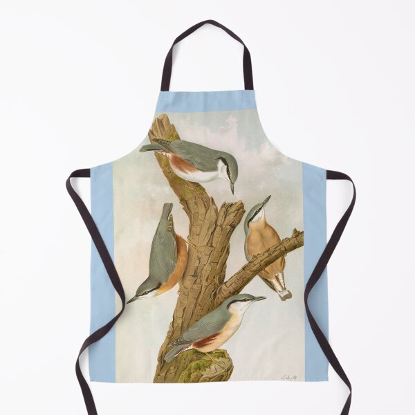 Item preview, Bird Print: Nuthatches by Johann Friedrich Naumann designed and sold by Tridentulus.