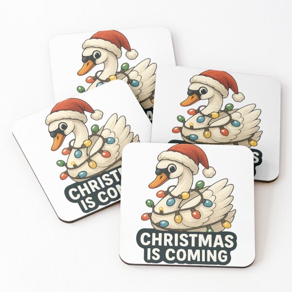 Item preview, Christmas Swan Naughty Swan designed and sold by maximinano100k.