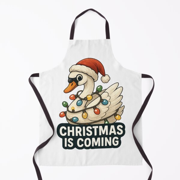 Item preview, Christmas Swan Naughty Swan designed and sold by maximinano100k.