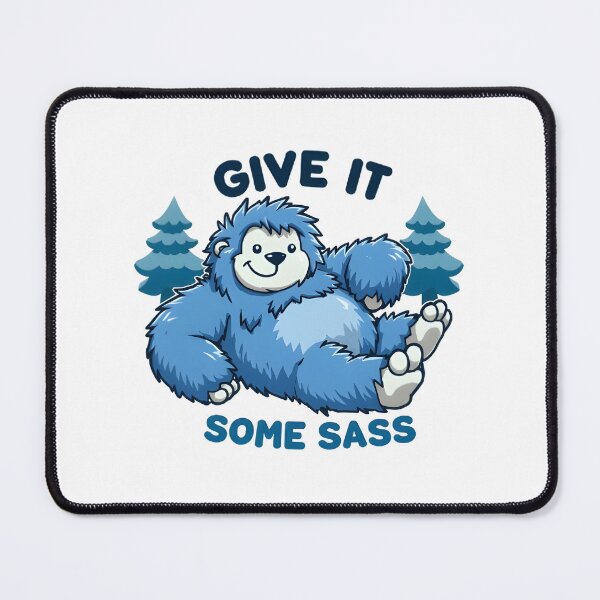 Item preview, Give It Some Sass – Funny Yeti Sticker designed and sold by SoftyDesigns.
