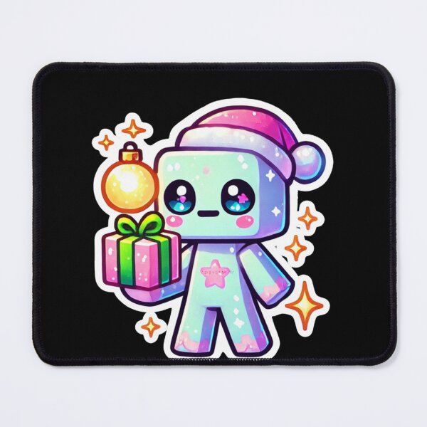 Item preview, Cute Kawaii Christmas Chibi Present and Ornament Holiday designed and sold by JeanSeth.