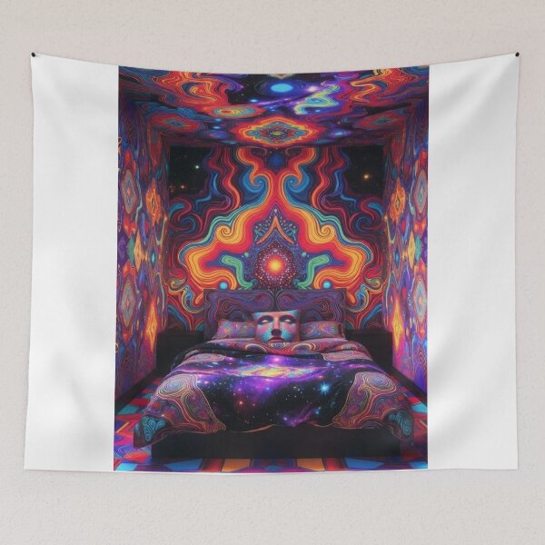 Item preview, Trippy Black And & White Whisky Rainbow Forest designed and sold by Patrycjabeauty.