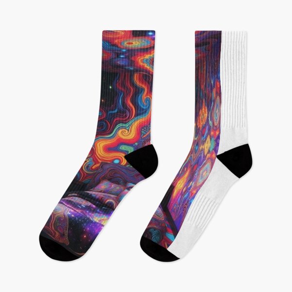 Item preview, Trippy Black And & White Whisky Rainbow Forest designed and sold by Patrycjabeauty.