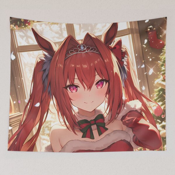 Item preview, Uma Daiwa Scarlet radiant christmas festive warmth glowing winter uma musume magic designed and sold by HumbertoValveno.