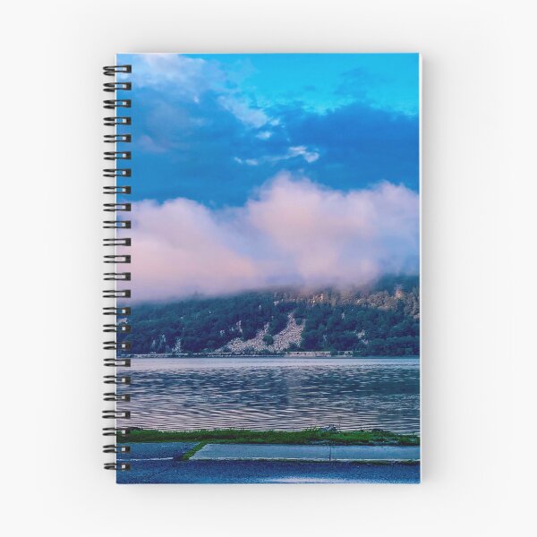 Item preview, Pastel Mist Over Devil’s Lake – Moody Foggy Landscape Photography Print designed and sold by aadventures.