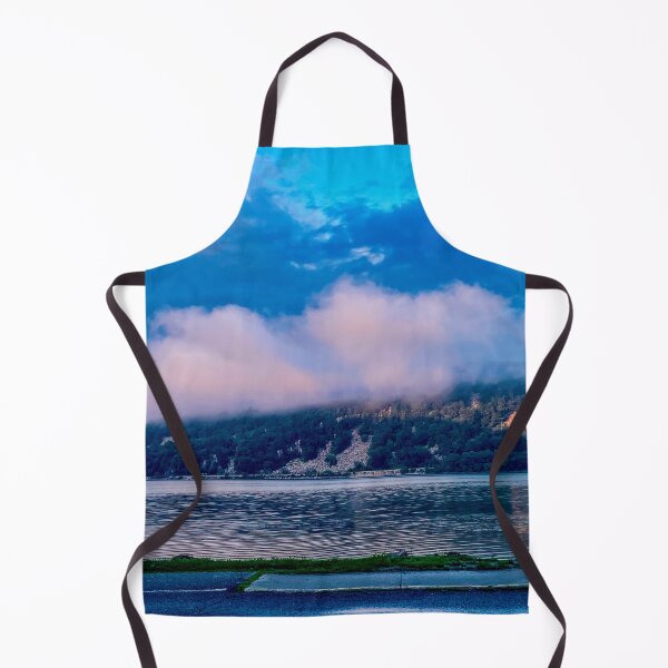 Item preview, Pastel Mist Over Devil’s Lake – Moody Foggy Landscape Photography Print designed and sold by aadventures.