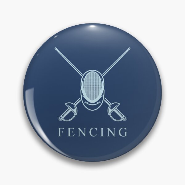Item preview, Classic Fencing Sports Mask and Foils Logo designed and sold by KiwiRider.