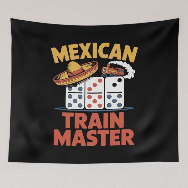 Item preview, Mexican Train Master Domino Player Dominoes Lover Tile designed and sold by velltoons.