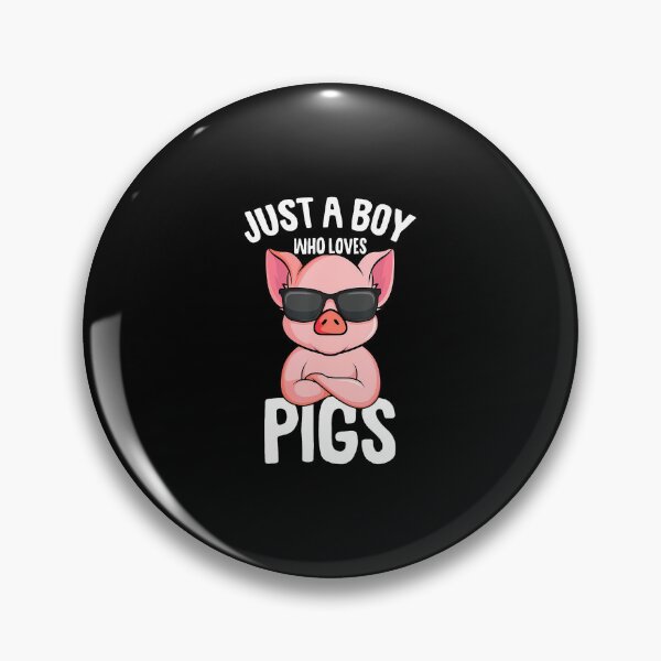 Item preview, Just A Boy Who Loves Pigs designed and sold by CeciliaMay1.