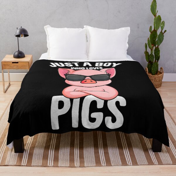 Item preview, Just A Boy Who Loves Pigs designed and sold by CeciliaMay1.
