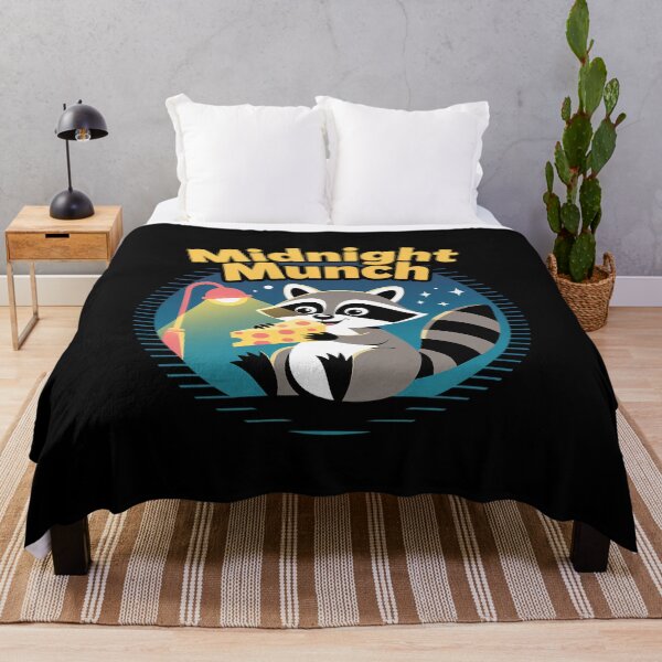 Item preview, Midnight Munch, Raccoon Cute Animal designed and sold by velltoons.