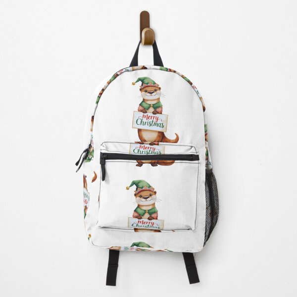Item preview, Playful Otter Elf – Festive Christmas Costume Art designed and sold by Otterly Cute.