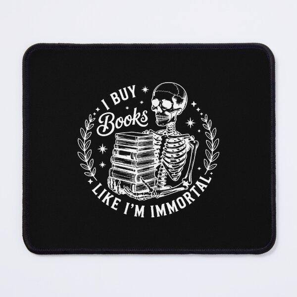 Item preview, Reading Book Lover Skeleton I Buy Books Like I'M Immortal designed and sold by CeciliaMay1.