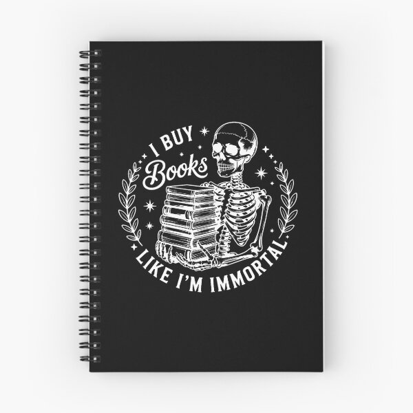 Item preview, Reading Book Lover Skeleton I Buy Books Like I'M Immortal designed and sold by CeciliaMay1.