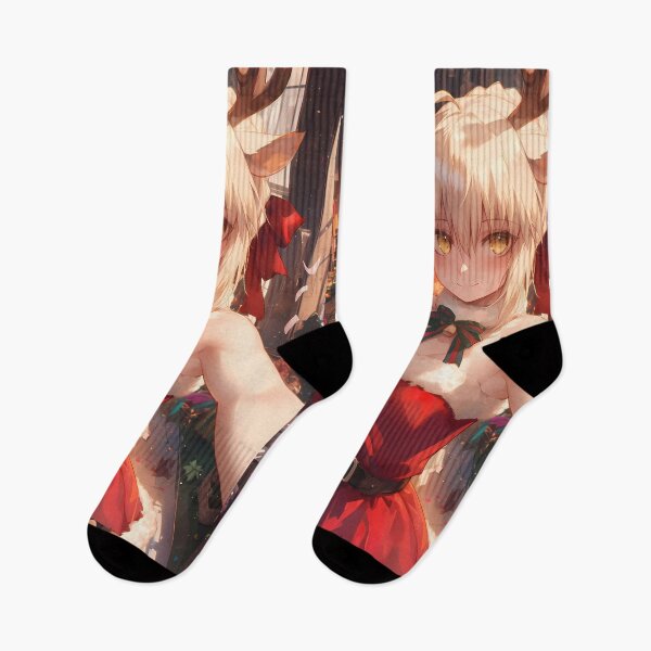 Item preview, Saber Alter Fate Stay Night Christmas Anime Girl Festive Winter Warm Glow designed and sold by HumbertoValveno.