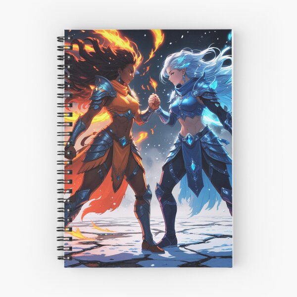 Item preview, Fire & Ice Anime Warrior Queens designed and sold by Dannygirl999.