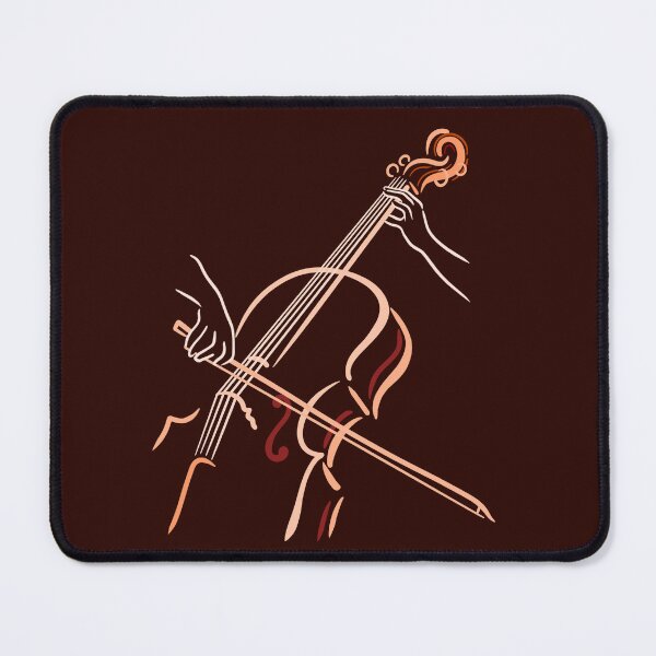 Item preview, Minimal Cello Line Art : Cellist  designed and sold by Kate Hyunsu Cho.