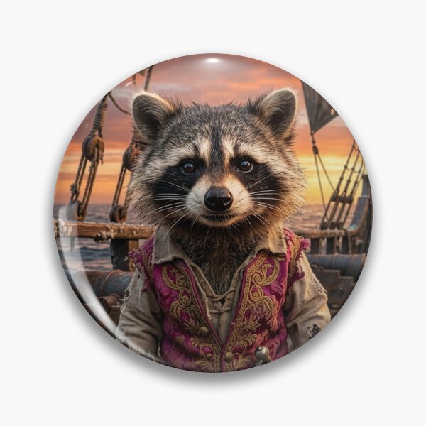 Item preview, The Dread Pirate Racoon designed and sold by Tridentulus.
