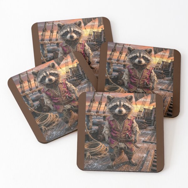 Item preview, The Dread Pirate Racoon designed and sold by Tridentulus.