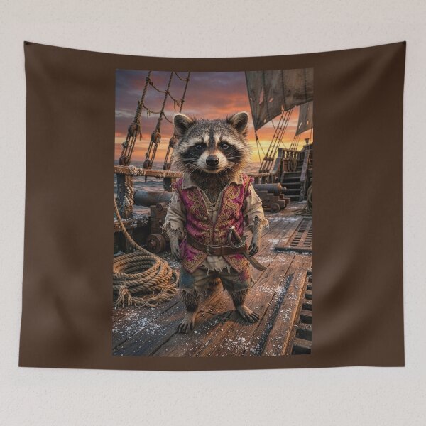 Item preview, The Dread Pirate Racoon designed and sold by Tridentulus.