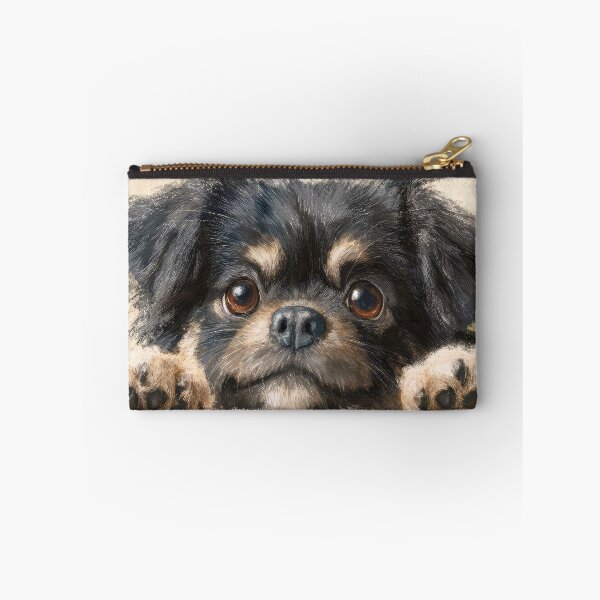 Item preview, Tibetan Spaniel Peeking over Wall 01 designed and sold by Elisabeth Lucas.