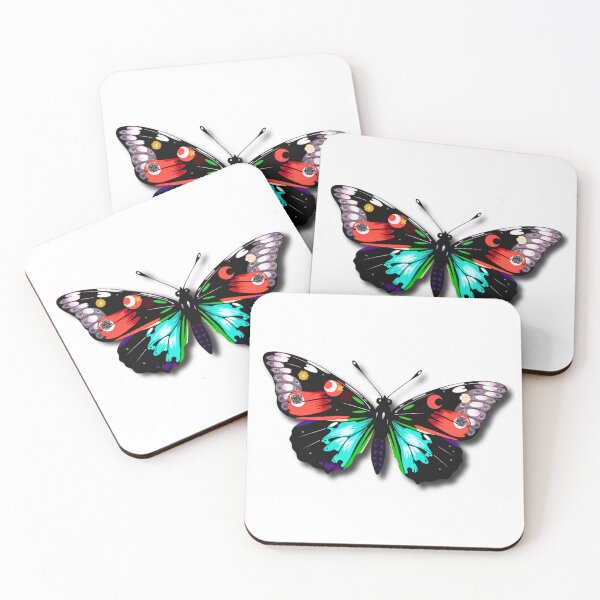 Item preview, Neon Dream Butterfly – Cyber Fantasy Glow Art designed and sold by FaerieFusion.