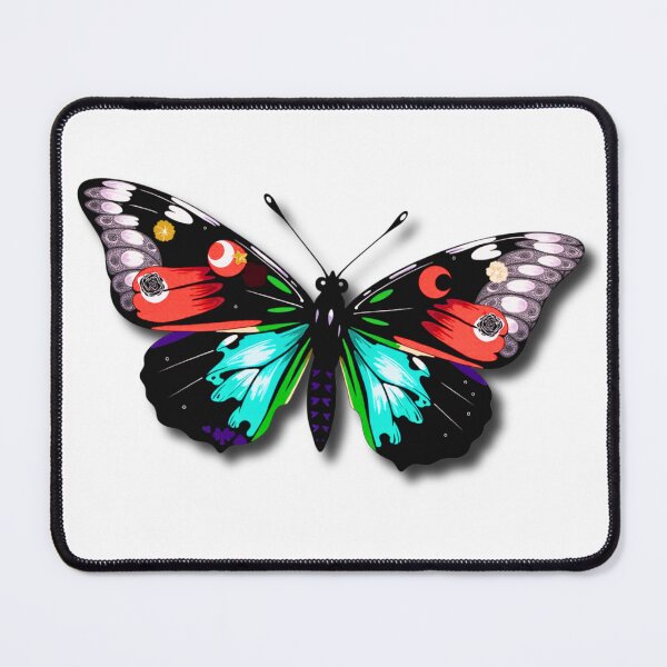 Item preview, Neon Dream Butterfly – Cyber Fantasy Glow Art designed and sold by FaerieFusion.