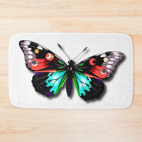 Item preview, Neon Dream Butterfly – Cyber Fantasy Glow Art designed and sold by FaerieFusion.