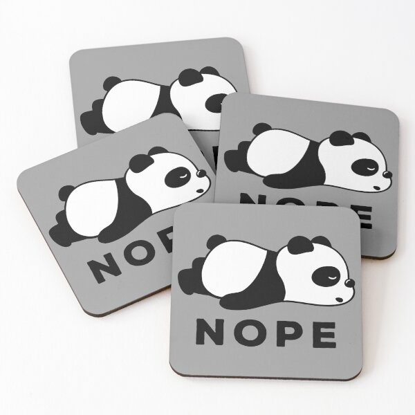 Item preview, Nope, Not Today - Lazy Bear Panda designed and sold by kalyaidriza.