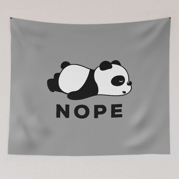 Item preview, Nope, Not Today - Lazy Bear Panda designed and sold by kalyaidriza.