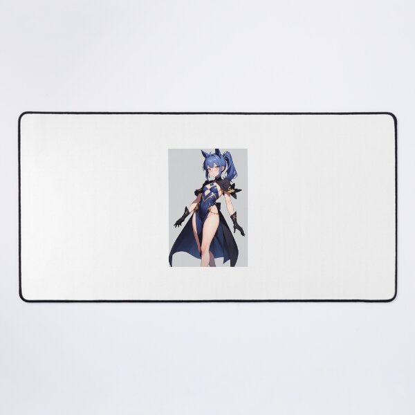 Item preview, Blue Hair Horse Girl Mystic Gold Fantasy Art designed and sold by iloveanimechibi.