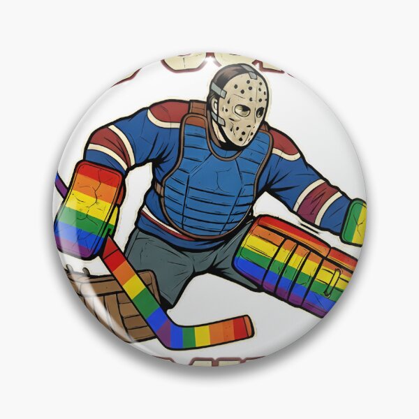 Item preview, Vintage Hockey Goalie- Old School Pad Stack retro Netminder Gift Tee designed and sold by auxincaftan0o.
