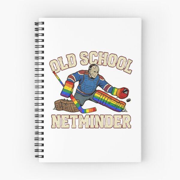 Item preview, Vintage Hockey Goalie- Old School Pad Stack retro Netminder Gift Tee designed and sold by auxincaftan0o.