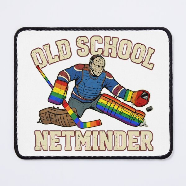 Item preview, Vintage Hockey Goalie- Old School Pad Stack retro Netminder Gift Tee designed and sold by auxincaftan0o.
