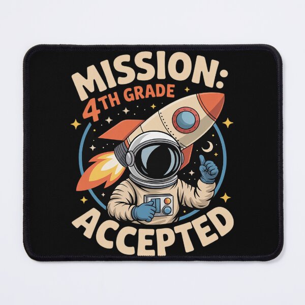 Item preview, Mission 4th Grade Accepted – Astronaut Back to School designed and sold by FndPardaL.
