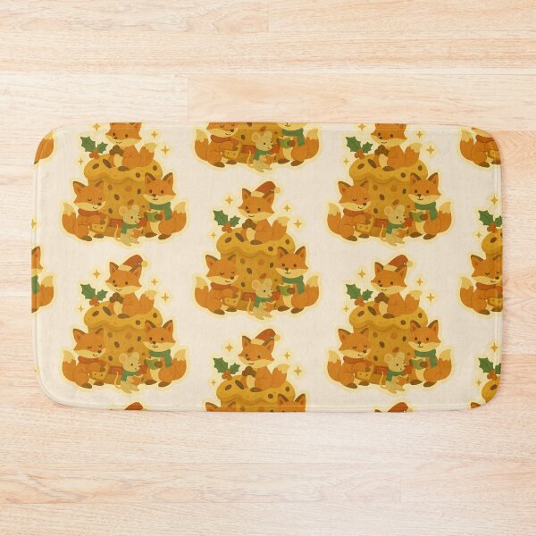 Item preview, Italian Christmas Panettone with Fox Trio – Cozy Holiday Art designed and sold by Tiny Joy World.