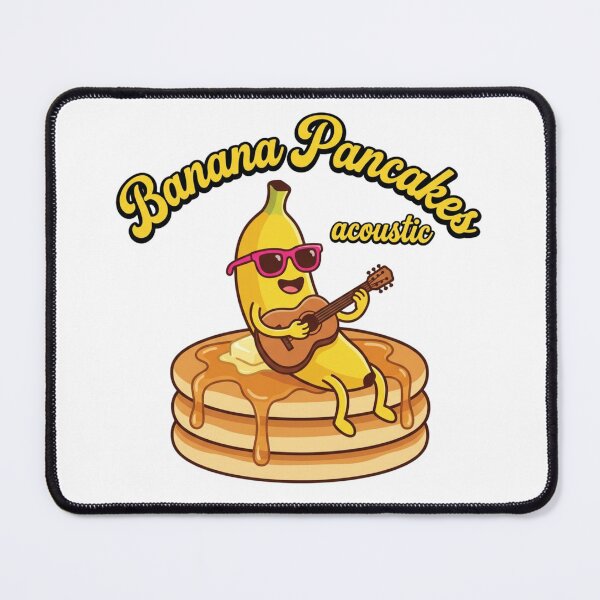 Item preview, Banana Pancakes Acoustic Cute Cartoon Mascot for Music Lover designed and sold by chattsuede.