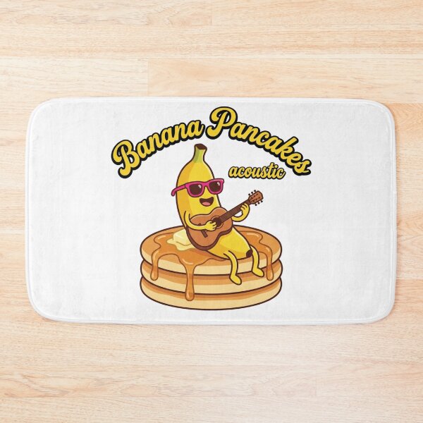 Item preview, Banana Pancakes Acoustic Cute Cartoon Mascot for Music Lover designed and sold by chattsuede.