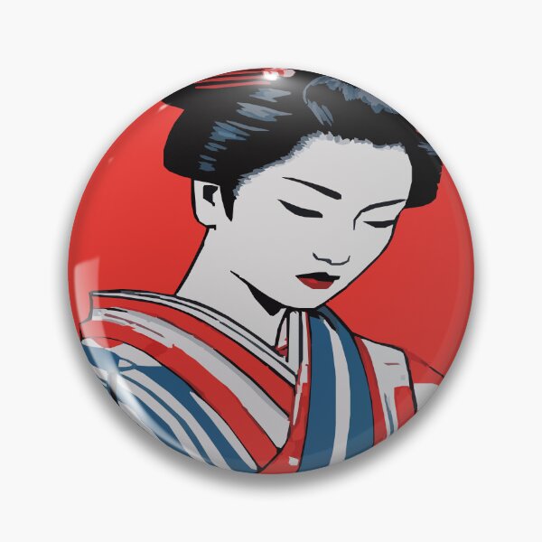Item preview, Modern Pop Art Geisha - Kyoto Japan Aesthetic designed and sold by Taanva.