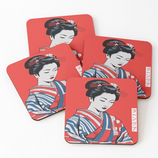 Item preview, Modern Pop Art Geisha - Kyoto Japan Aesthetic designed and sold by Taanva.