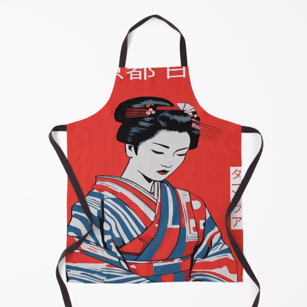 Item preview, Modern Pop Art Geisha - Kyoto Japan Aesthetic designed and sold by Taanva.