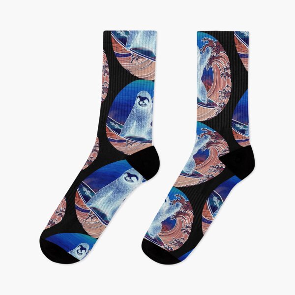 Item preview, Surfing Sloth Splash designed and sold by 4FUNNAVIGATOR.