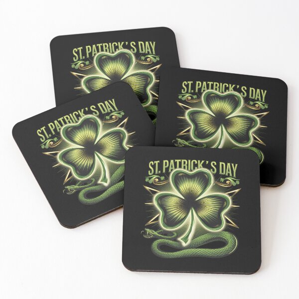 Item preview, Happy Saint Patrick's Day snake designed and sold by AsteriskDatBArt.