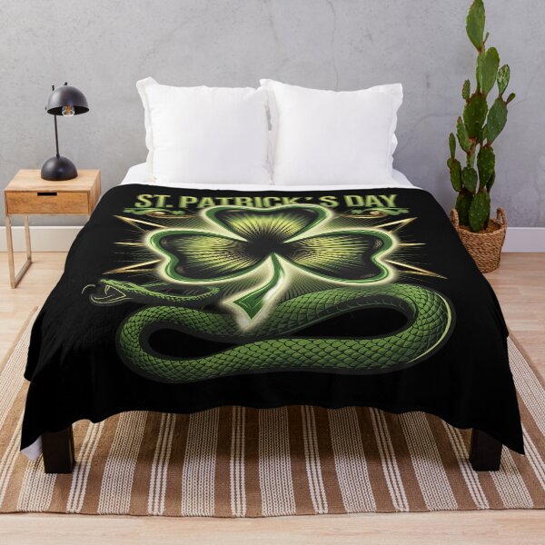 Item preview, Happy Saint Patrick's Day snake designed and sold by AsteriskDatBArt.