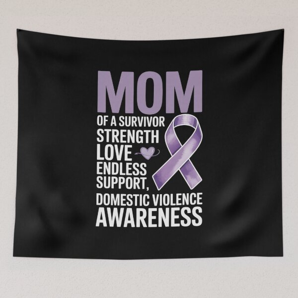 Item preview, Mom of a Survivor Domestic Violence Awareness Support designed and sold by FndPardaL.